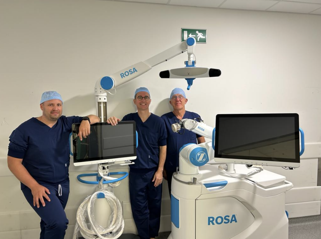 Diz protezi için ROSA robot planlama yazılımı